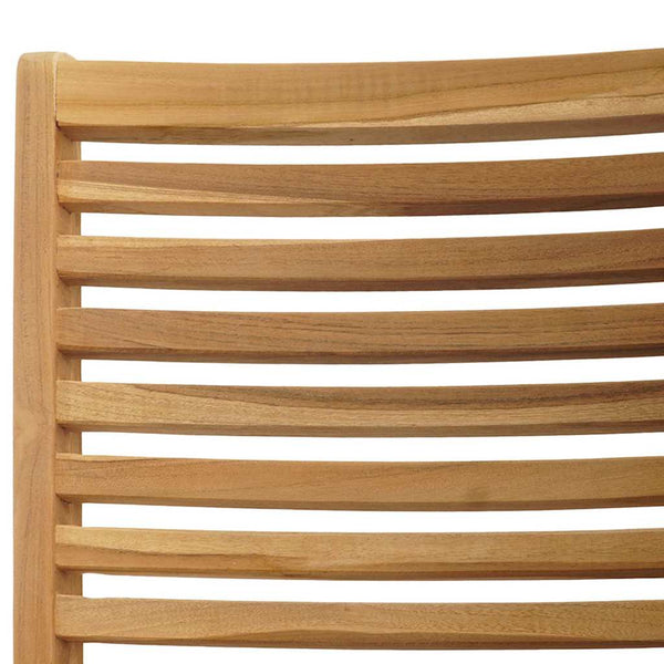 Ruskea puutarhan tuoli Veszpremi 52x64.5x108cm (8 pcs, tiikki)