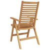 Ruskea puutarhan tuoli Veszpremi 52x64.5x108cm (8 pcs, tiikki)