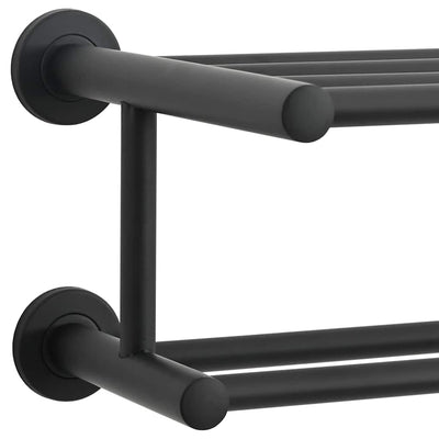 Musta pyyheteline Simzian 61x23x17cm (ruostumaton teräs)