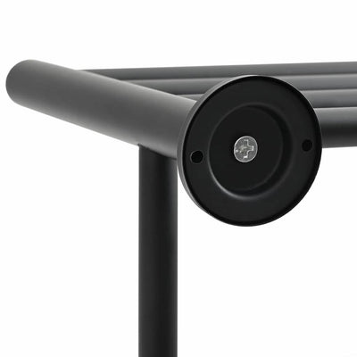 Musta pyyheteline Simzian 61x23x17cm (ruostumaton teräs)