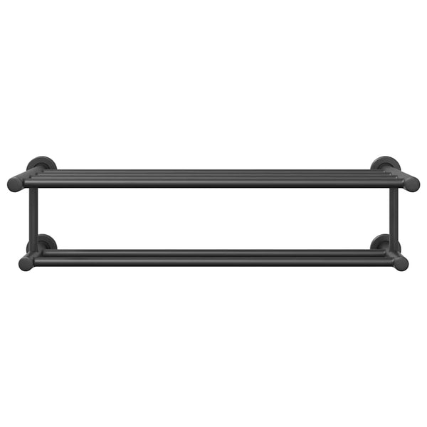 Musta pyyheteline Simzian 61x23x17cm (ruostumaton teräs)