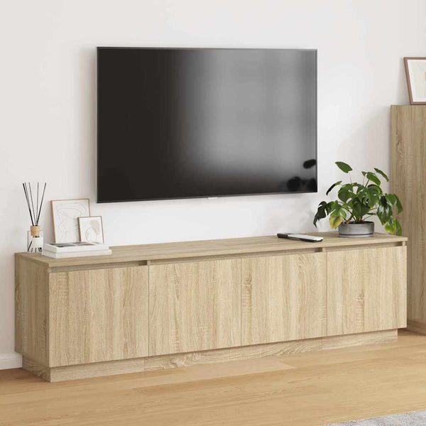 LED-televisiotaso Sonoma tammi 180 x 38 x 49 cm Tekninen puu