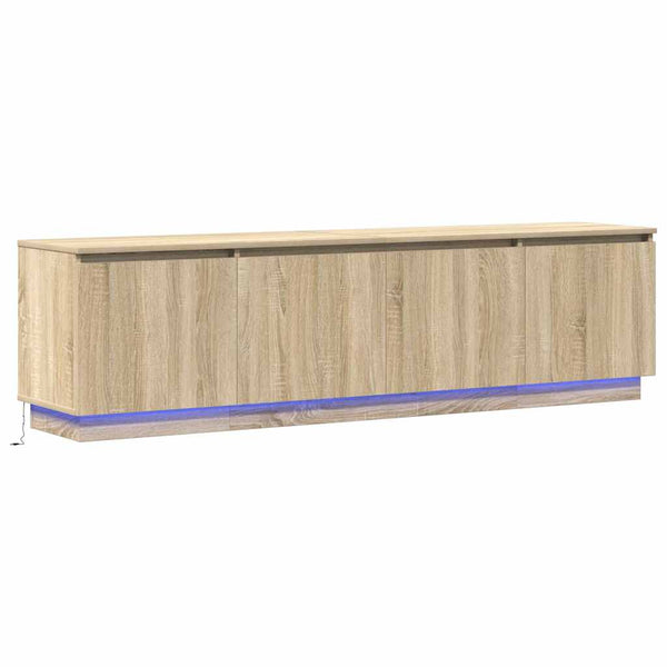 LED-televisiotaso Sonoma tammi 180 x 38 x 49 cm Tekninen puu