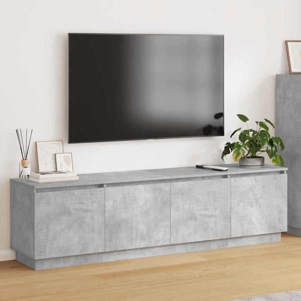 TV-kaappi 180 x 38 x 49 cm Betoni Harmaa Tekninen puu