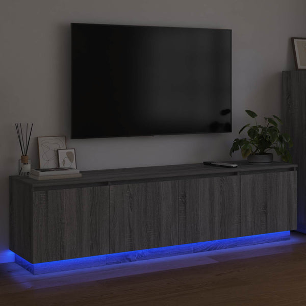 TV-kaappi 180 x 38 x 49 cm Harmaa Sonoma Tekninen puu