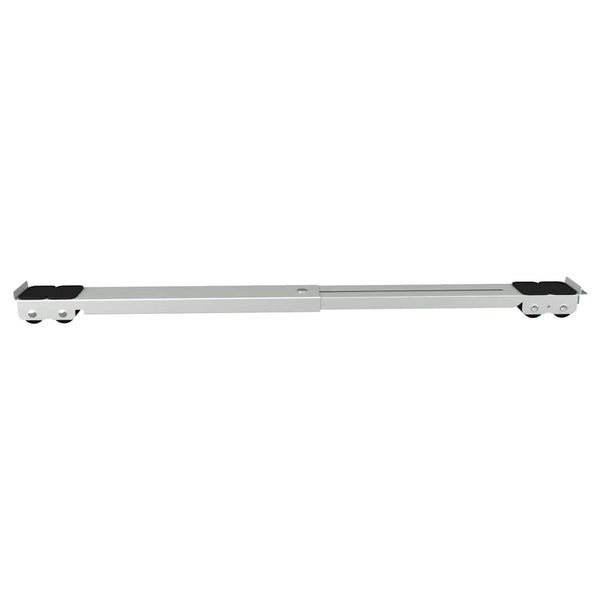 Pesukoneen jalusta 2 pcs Hopea 72 x 5 x 4.5 cm Teräs