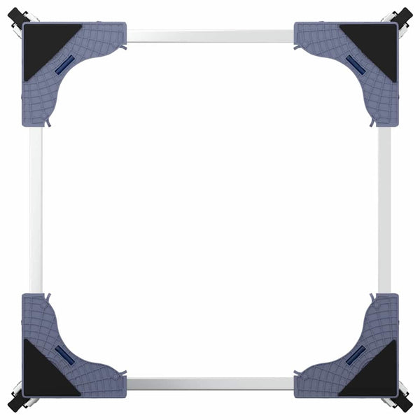 Pesukoneen jalusta Harmaa 66 x 66 x 12 cm Metalli