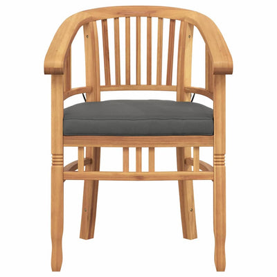 Ruskea puutarhatuolit Luberta 63x58x89cm (2 pcs, tiikki)