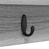 Seinälle asennettava takkihylly Seinäkiinnitettävä Tekninen puu