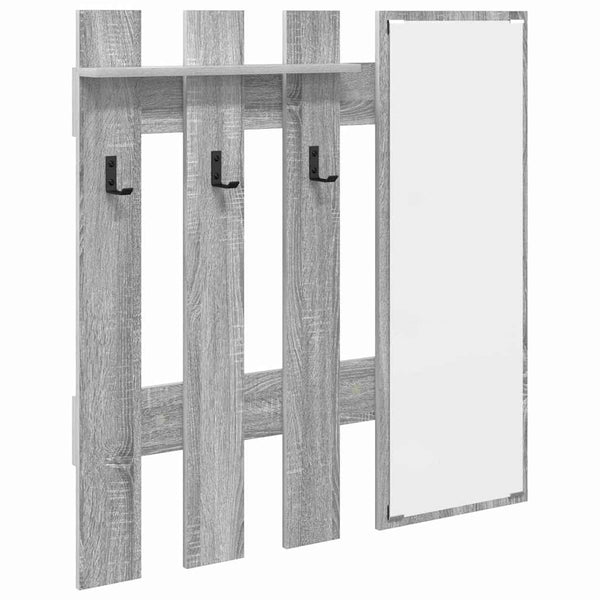 Seinälle asennettava takkihylly Seinäkiinnitettävä Tekninen puu