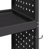 Työkalukärry Musta 65 x 35 x 111 cm Kylmävalssattu teräs