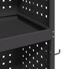 Työkalukärry Musta 65 x 35 x 111 cm Kylmävalssattu teräs