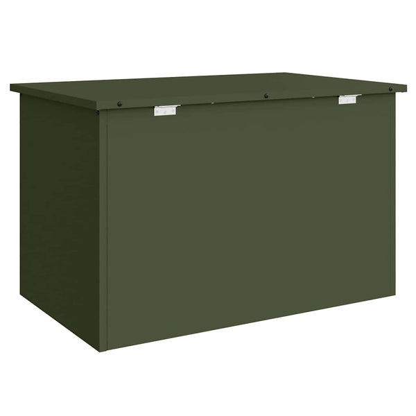 Puutarhan säilytys tyynylaatikko Galvanoitu teräs 175 L