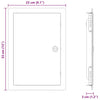 Access Panel Valkoinen 33 x 23 x 3 cm Teräs