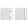 Access Panel 2 kpl Valkoinen 23 x 23 x 3 cm Teräs