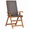 Ruskea puutarhan tuoli Acteea 57x71.5x104cm (8 pcs, tiikki)