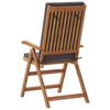 Ruskea puutarhan tuoli Acteea 57x71.5x104cm (8 pcs, tiikki)