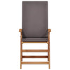 Ruskea puutarhan tuoli Acteea 57x71.5x104cm (8 pcs, tiikki)