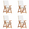Ruskea puutarhan tuoli Daviana 57x71.5x104cm (4 pcs, tiikki)