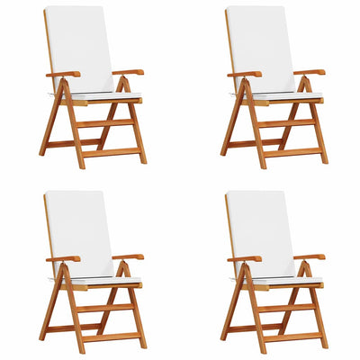 Ruskea puutarhan tuoli Daviana 57x71.5x104cm (4 pcs, tiikki)