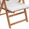 Ruskea puutarhan tuoli Takar 57x71.5x104cm (6 pcs, tiikki)