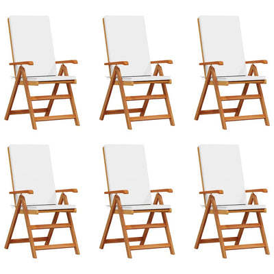 Ruskea puutarhan tuoli Takar 57x71.5x104cm (6 pcs, tiikki)
