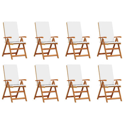 Ruskea puutarhan tuoli Fabiut 57x71.5x104cm (8 pcs, tiikki)