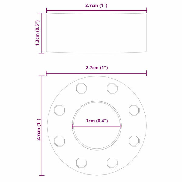 Pöytäfutispuskimet 16 kpl Musta 2,7 x 2,7 x 1,3 cm TPE