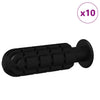 Pöytäfutispelainten kahvat 10 kpl Musta 2,8 x 2,8 x 9,3 cm PP