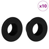 Pöytäpelin stoppari 10 kpl Musta 3 x 3 x 1,4 cm HIPS