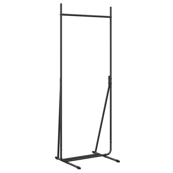 Vaateväline Musta 62 x 48 x 158 cm Teräs