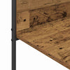 Vaateväline Ruskea tammi 120 x 44 x 160 cm Tekninen puu