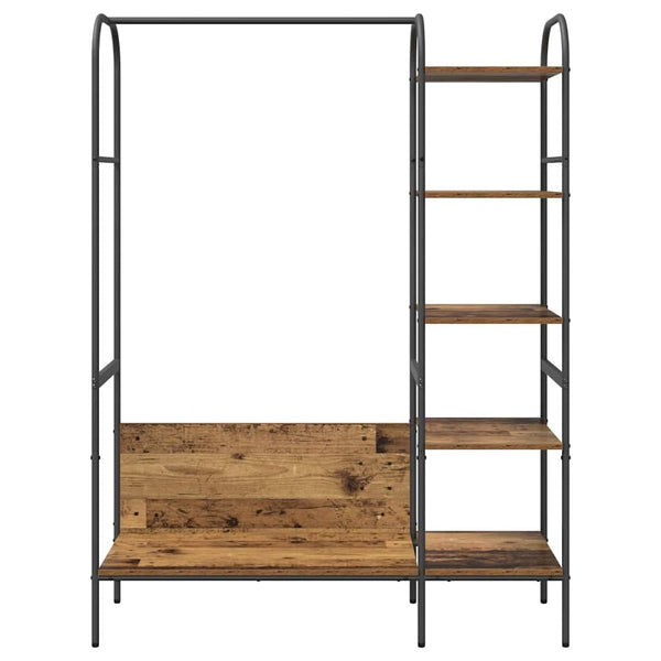 Vaateväline Ruskea tammi 120 x 44 x 160 cm Tekninen puu