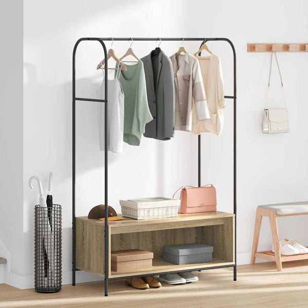 Vaateväline Ruskea tammi 100 x 44 x 160 cm Tekninen puu
