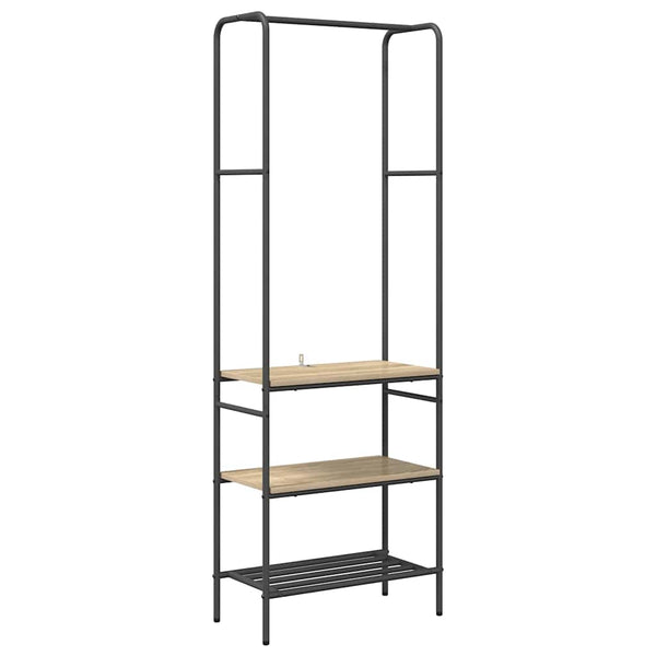 Vaateväline Sonoman tammi 60 x 30 x 171 cm Tekninen puu