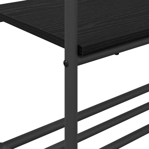 Vaateväline Musta tammi 77 x 30 x 171 cm Tekninen puu