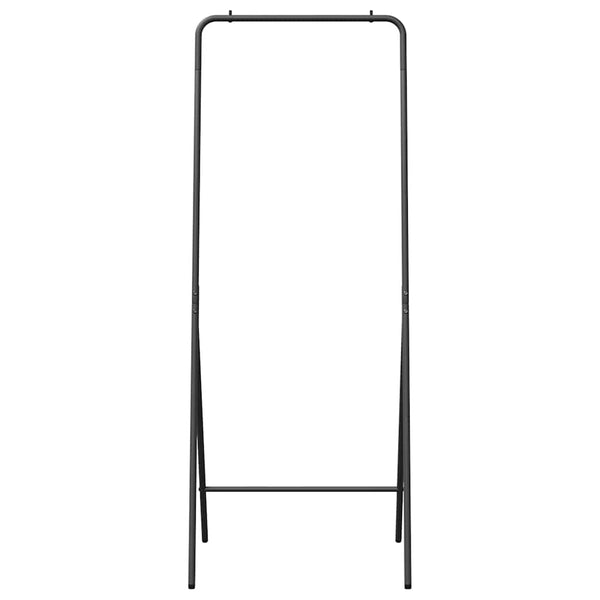 Vaateväline Musta 60 x 53 x 155 cm Teräs