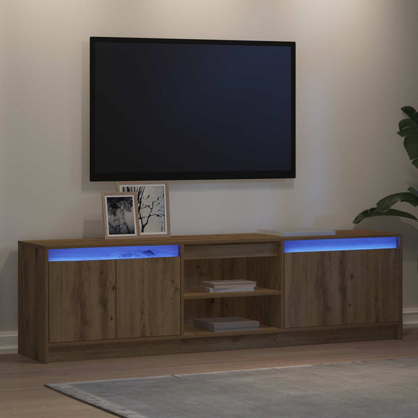 TV-yksiköt 180 x 34 x 50 cm Ruskea Tekninen puu