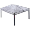Gazebo-kannen vaihto 400 x 300 x 32 cm Läpinäkyvä