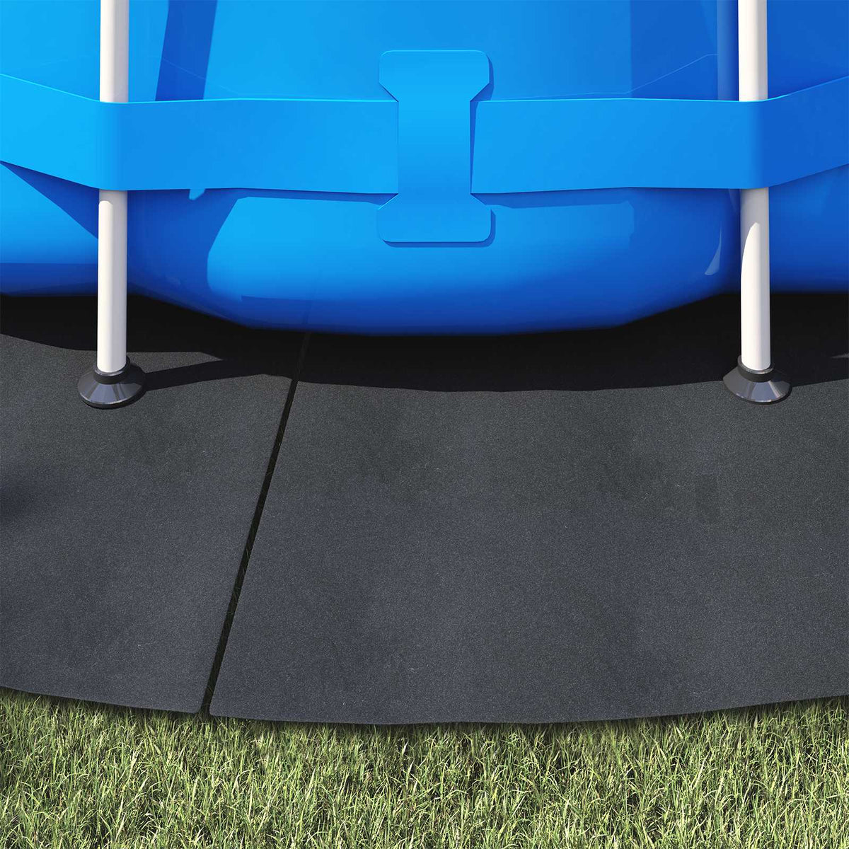 Altaan pohjalevy Ø 428 cm (1 mm) Pyöreä Non-woven Kangas Musta