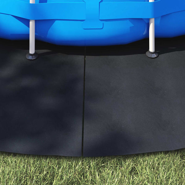 Altaan pohjalevy Ø 500 cm (2 mm) Pyöreä Non-woven Kangas Musta