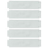 Nurmikonreunukset 5 kpl 100 x 25 x 0,07 cm Galvanoitu teräs