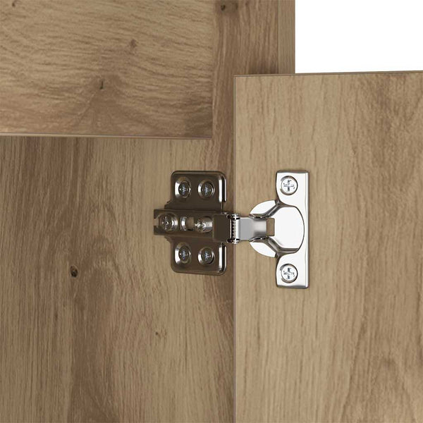 LED-yöpöytäkaappi 2 pcs artesaani tammi 38 x 34 x 61 cm