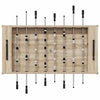 Futispöytä 2 pcs Sonoman tammi 146,5 x 74 x 85 cm Tekninen puu