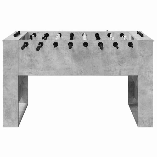 Futispöytä 2 pcs Betoni Harmaa 146,5 x 74 x 85 cm Tekninen puu
