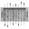 Futispöytä 2 pcs Betoni Harmaa 146,5 x 74 x 85 cm Tekninen puu