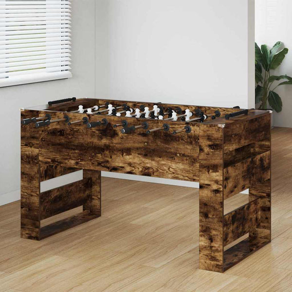 Futispöytä 2 pcs Savupähkinä 146,5 x 74 x 85 cm Tekninen puu