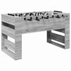 Futispöytä 2 pcs Harmaa Sonoma 146,5 x 74 x 85 cm Tekninen puu