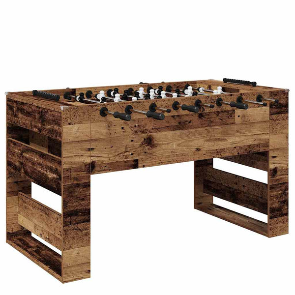 Futispöytä 2 pcs Vanha puu 146,5 x 74 x 85 cm Tekninen puu