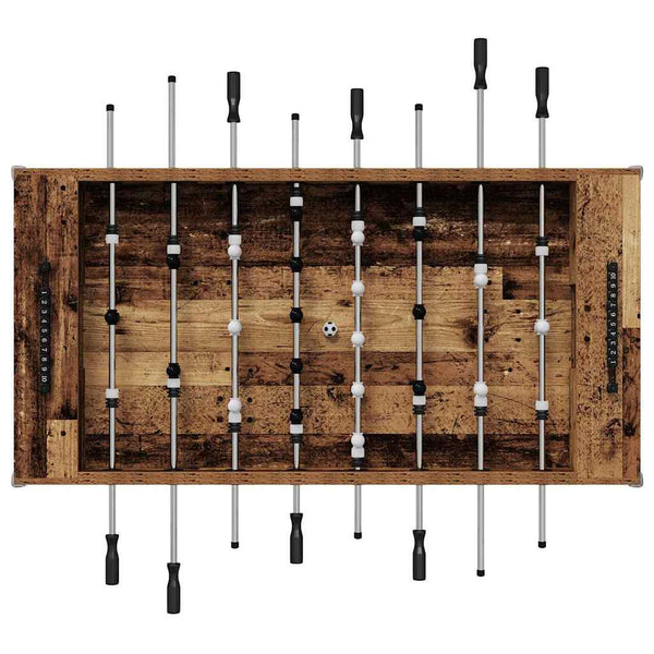 Futispöytä 2 pcs Vanha puu 146,5 x 74 x 85 cm Tekninen puu